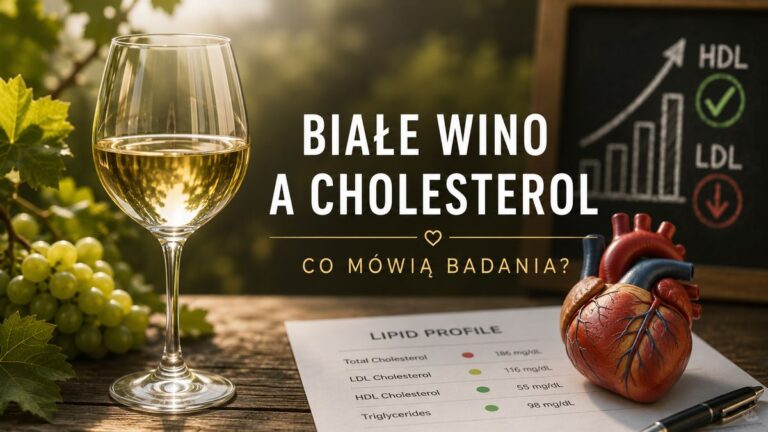 Białe wino a cholesterol - jaki ma wpływ na organizm?