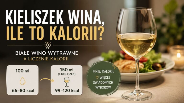 Białe wino wytrawne kcal - ile kalorii i czy pasuje na diecie?