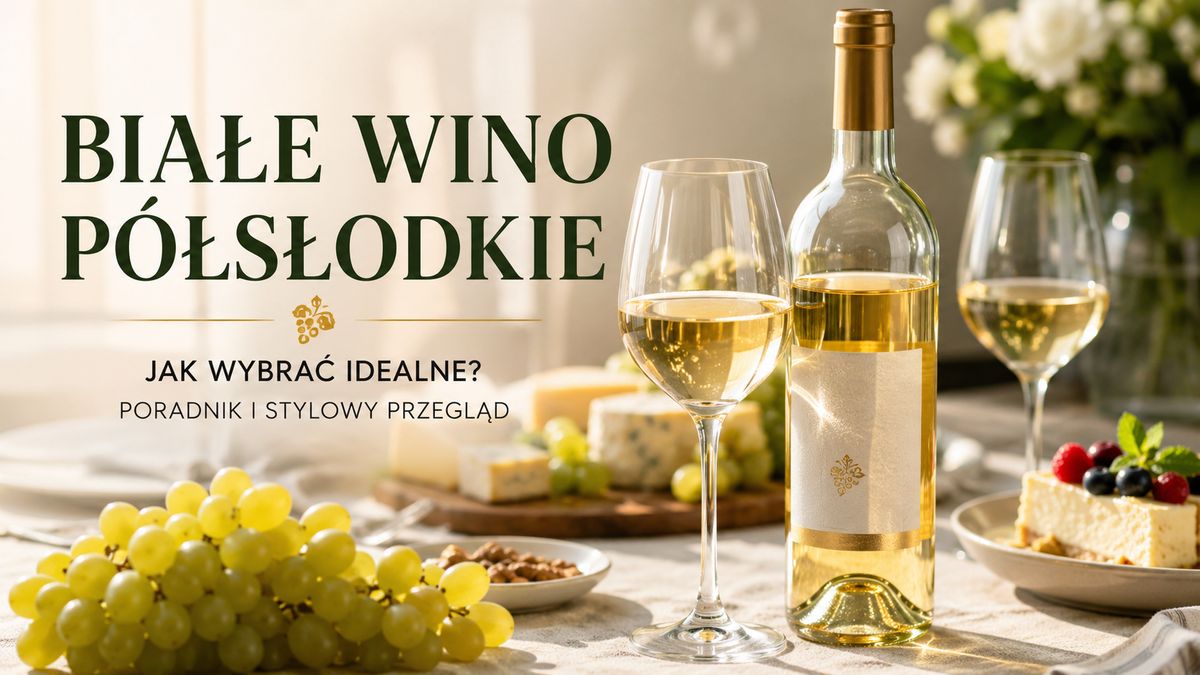 Dobre białe wino półsłodkie – sprawdzone propozycje