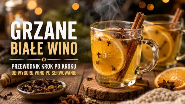 Grzane białe wino - przepis krok po kroku