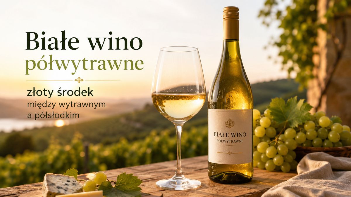 Wino białe półwytrawne – ranking i rekomendacje